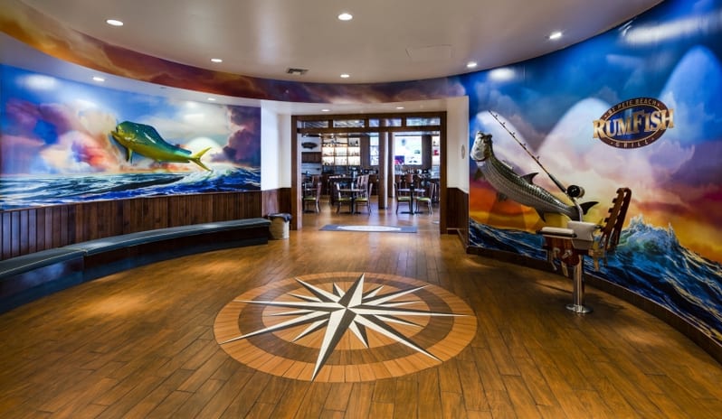 RumFish Beach Resort Indoor Bar Entrance